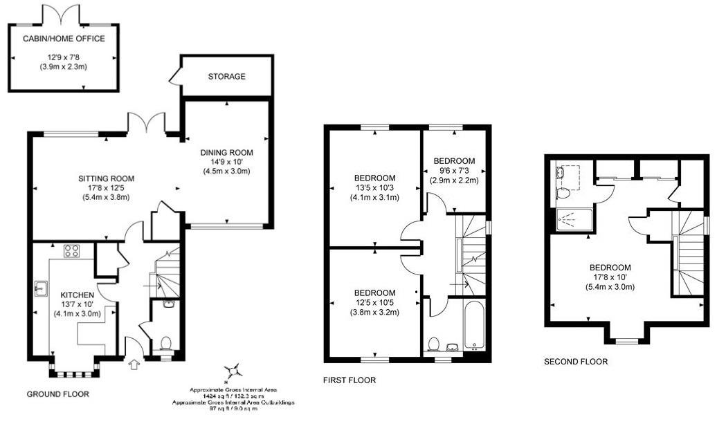 Floorplan for Carter Drive, Horsham